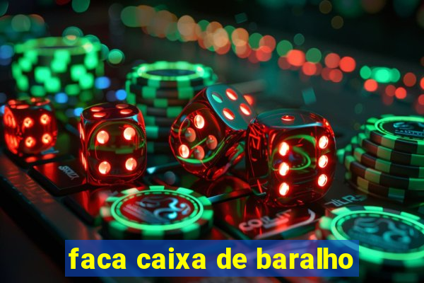 faca caixa de baralho